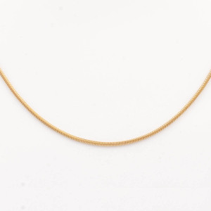 #39775-Cordão Elo Tipo Rabo de Rato H. Stern em Ouro Amarelo 18K (46 cm)