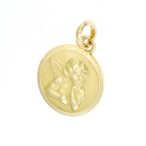 #25892 Medalha Anjo da Guarda em Ouro Amarelo