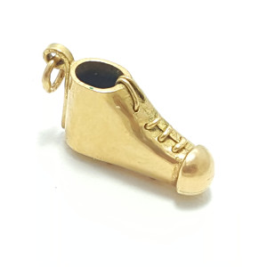 #34806 Pingente de Sapato em Ouro Amarelo 18K