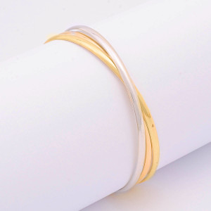 #39581-Pulseira Cartier em Ouro Amarelo 18k, Ouro Branco 18k, Ouro Rosê 18K (18 cm)