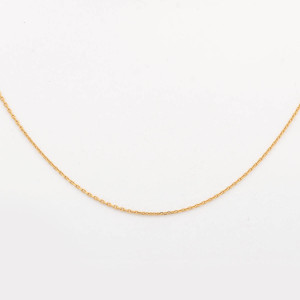 #39970-Cordão Elo Tipo Cartier Monte Carlo em Ouro Amarelo 18K (46 cm)